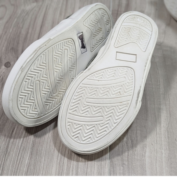 Gymboree SMILEY FACE Sneakers Girls Size 13 Camo Slip On - Picture 13 of 13